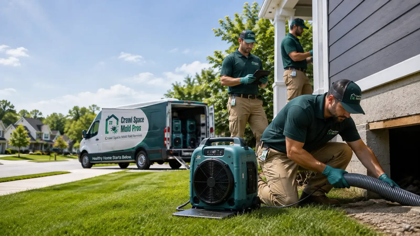 Crawl Space Mold Removal in Nashville, MI
